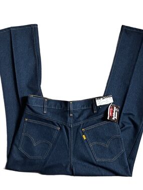 Levi’s Saddleman ~ Men’s 33/33 ~ 1970’s ~ USA ~ Blue Denim Bootcut Jeans ~ New